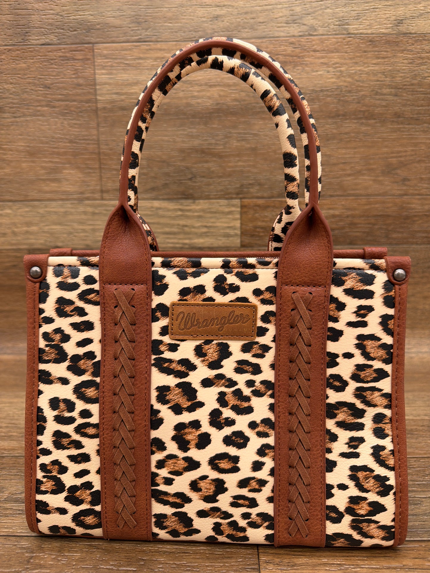 WG133-81203S Wrangler Animal Print Concealed Carry Tote Bag by Montana West