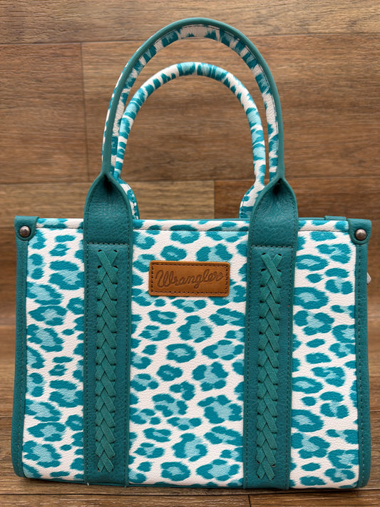 WG133-81203S Wrangler Animal Print Concealed Carry Tote Bag by Montana West