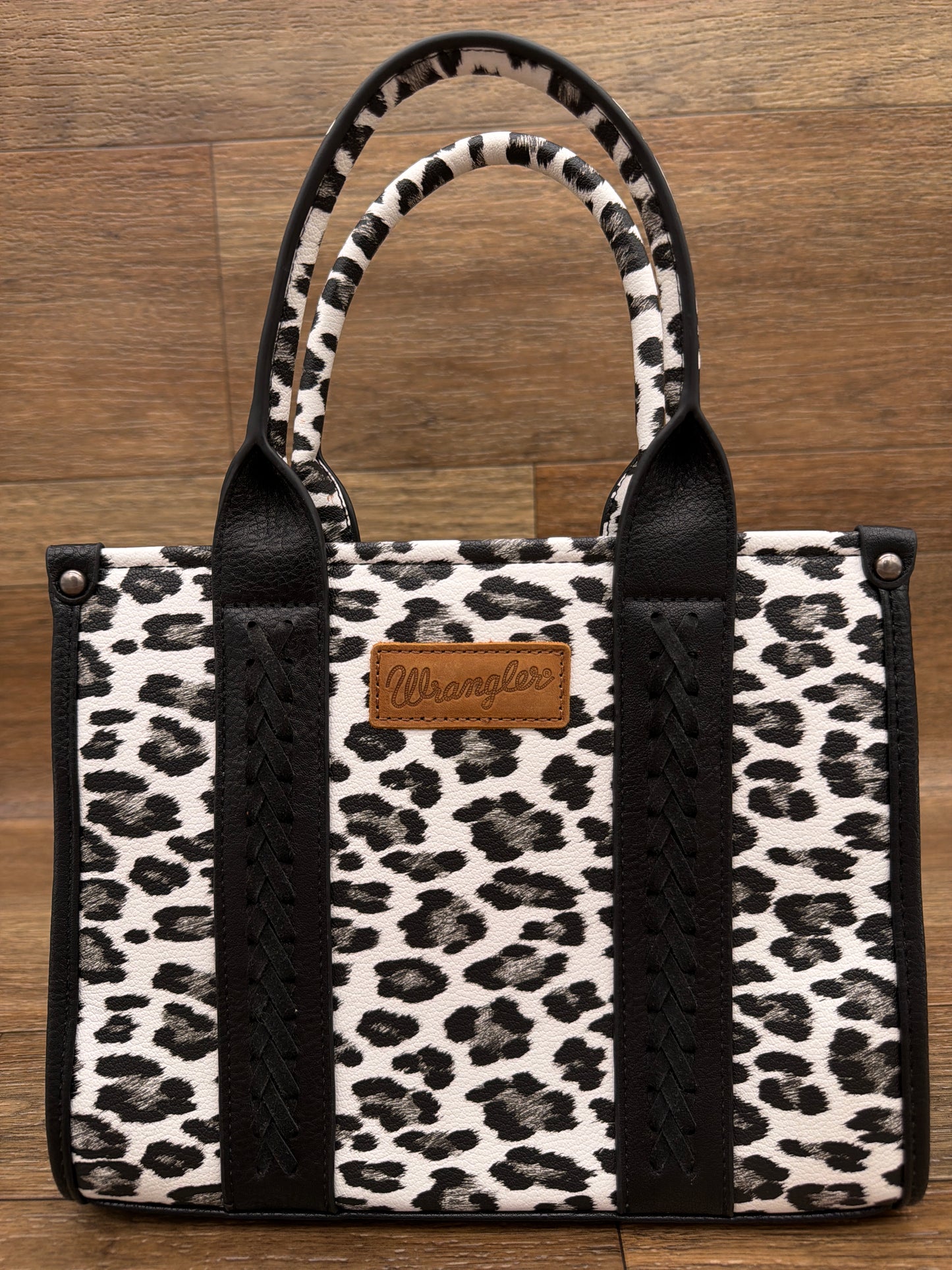 WG133-81203S Wrangler Animal Print Concealed Carry Tote Bag by Montana West
