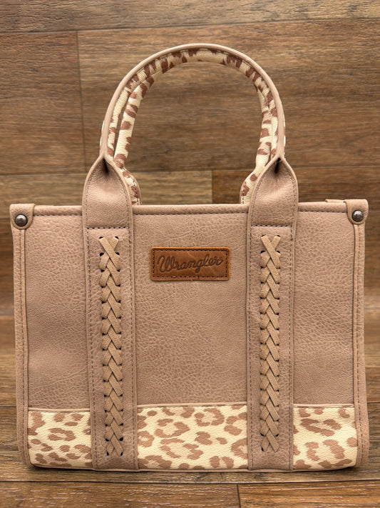 WG102-8120S Wrangler Animal Print Concealed Carry Tote Bag by Montana West