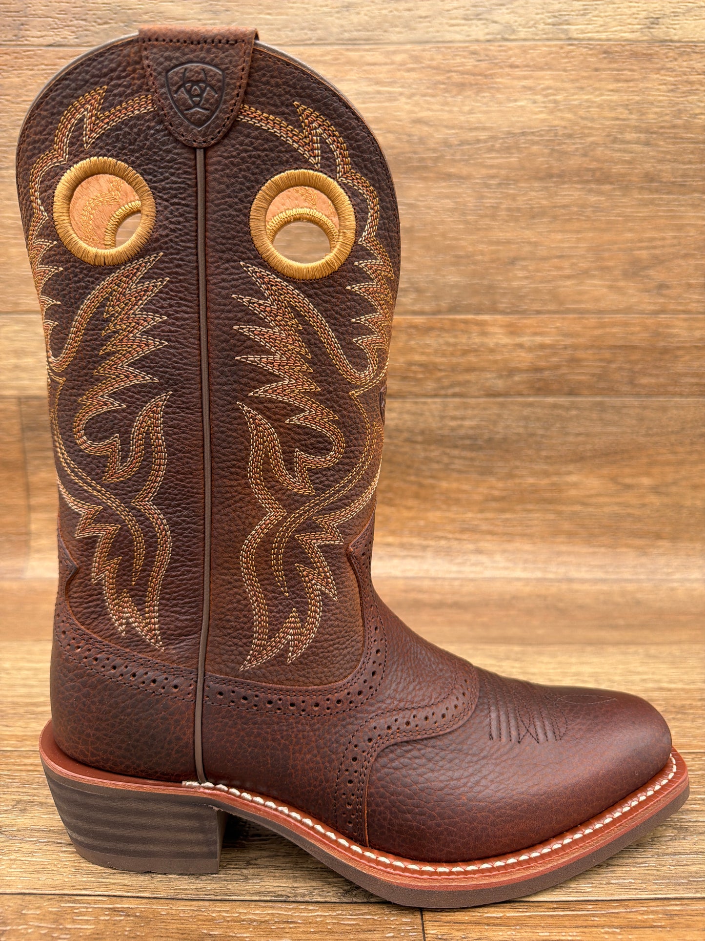 10002227 Men's Heritage Roughstock Square Toe Western Boots by Ariat