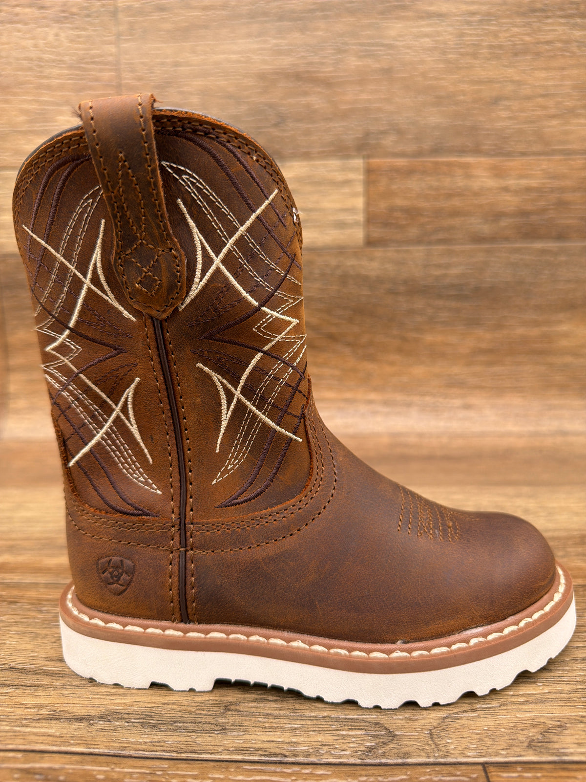 10080485 Kid's Activate Round Toe Western Boots by Ariat
