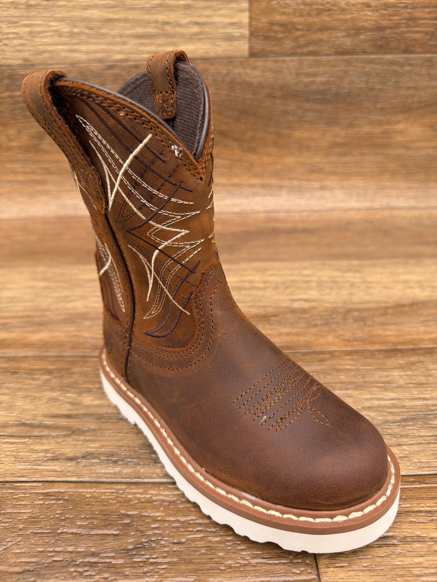 10080485 Kid's Activate Round Toe Western Boots by Ariat