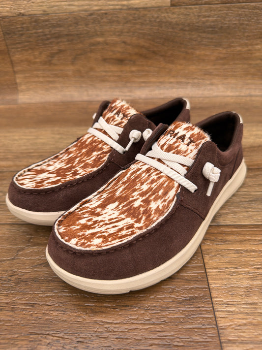 10080390 Women's Cow Print Hilo Casual Shoe by Ariat