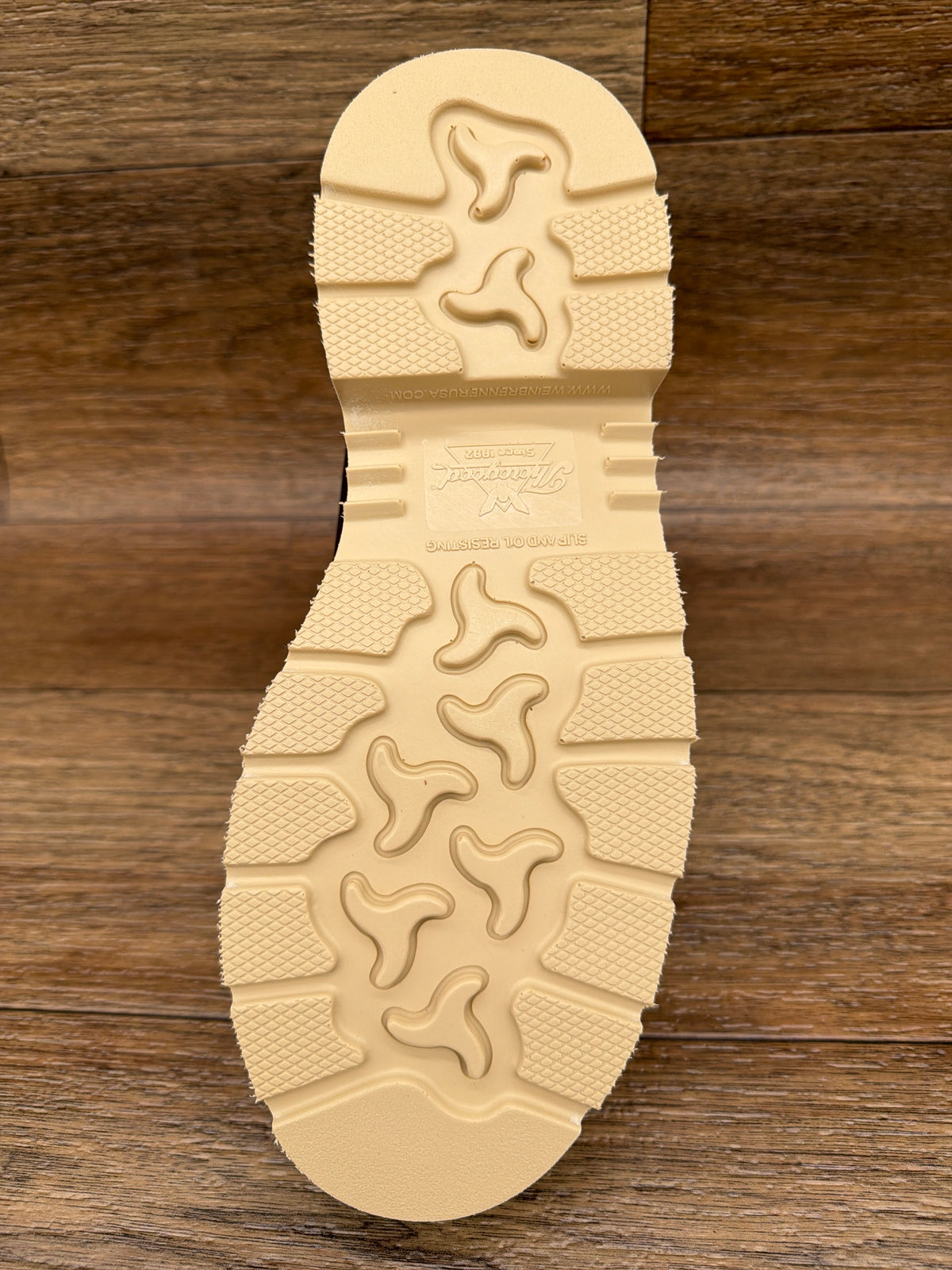 Men's American Heritage 8 inch Black Walnut Nano Moc Toe Work Boot by Thorogood - sole