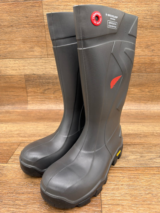 Men's Dunlop Purofort + Expander 15 inch Waterproof Steel Toe Pull-On Boot by Red Wing - pair