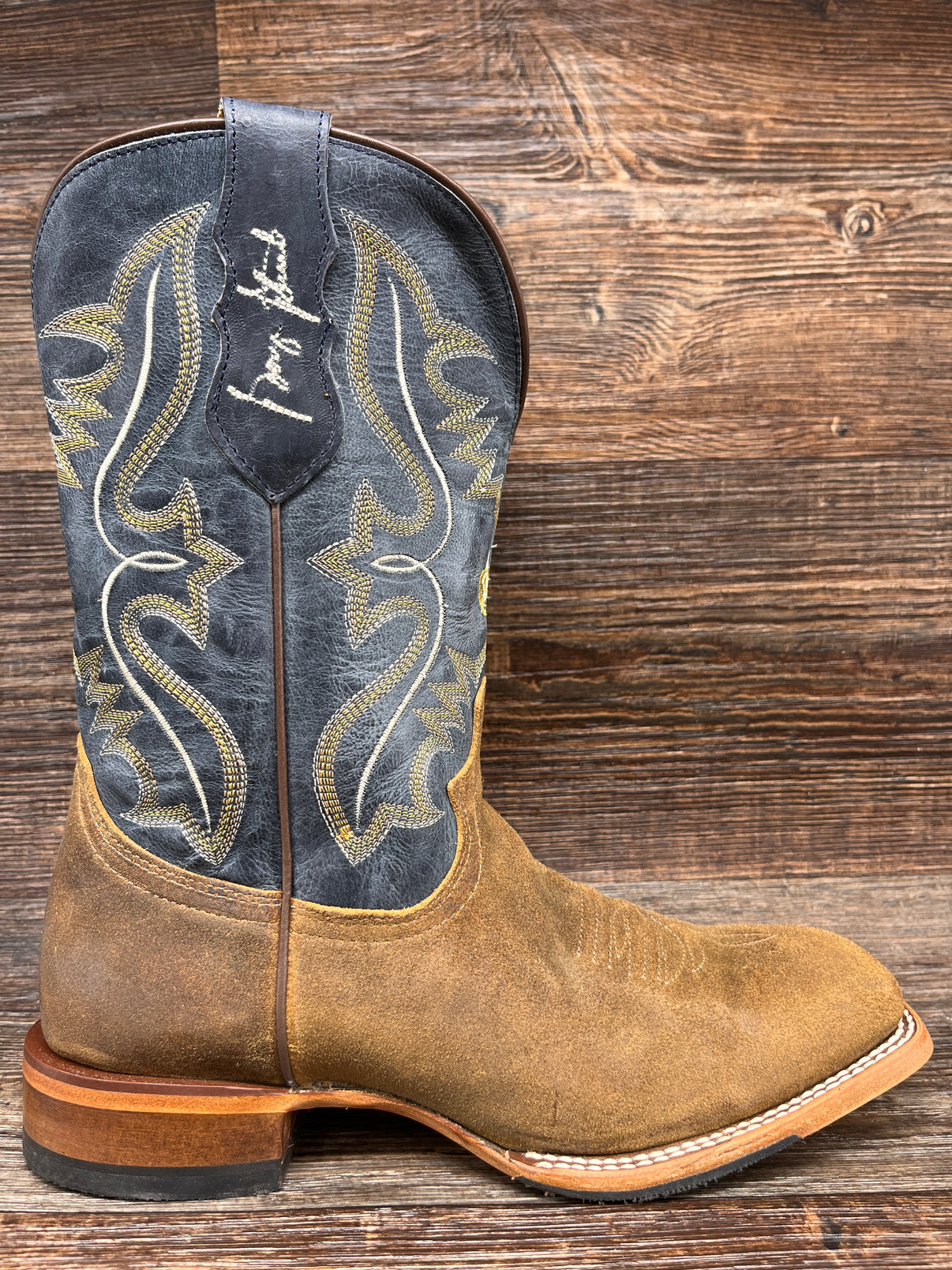 GR8015 Men's Dillon 11 inch Square Toe Western Boot by Justin Rushing