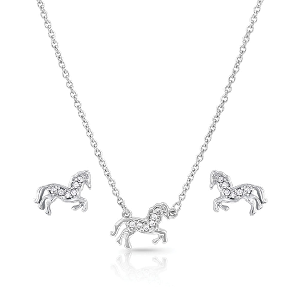 JS4735 All the Pretty Horses Jewelry Set by Montana Silversmiths