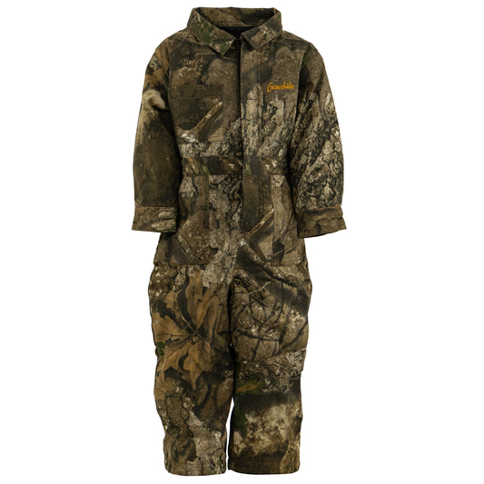 Toddler Hunt Camp Insulated Coverall in Realtree Camo by Gamehide