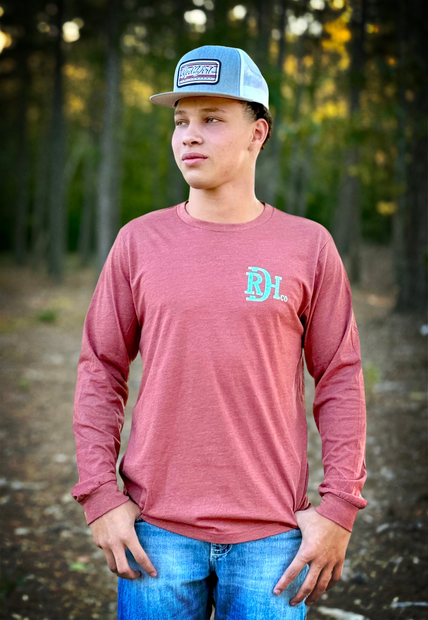 RDHC-T-140 Unisex "High Noon" Long Sleeve T-Shirt by Red Dirt