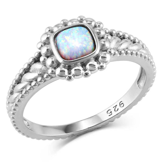 RG5528 Glacial Lake Opal Ring by Montana Silversmiths