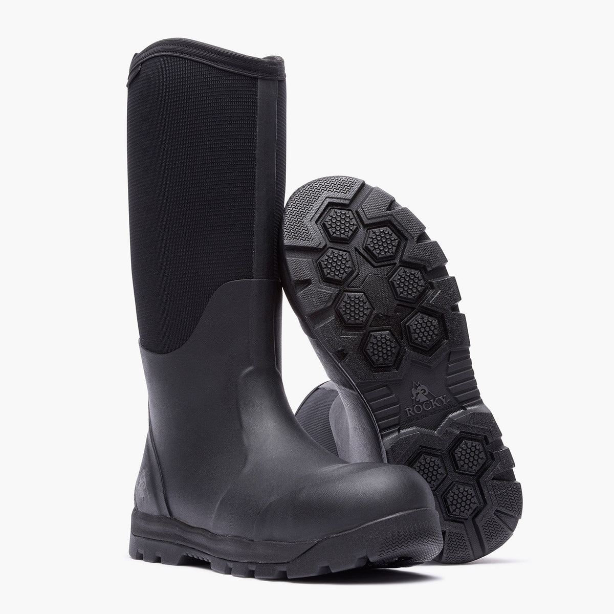 Rocky RKK0531 Backlands 16 inch rubber composite toe work boot outsole
