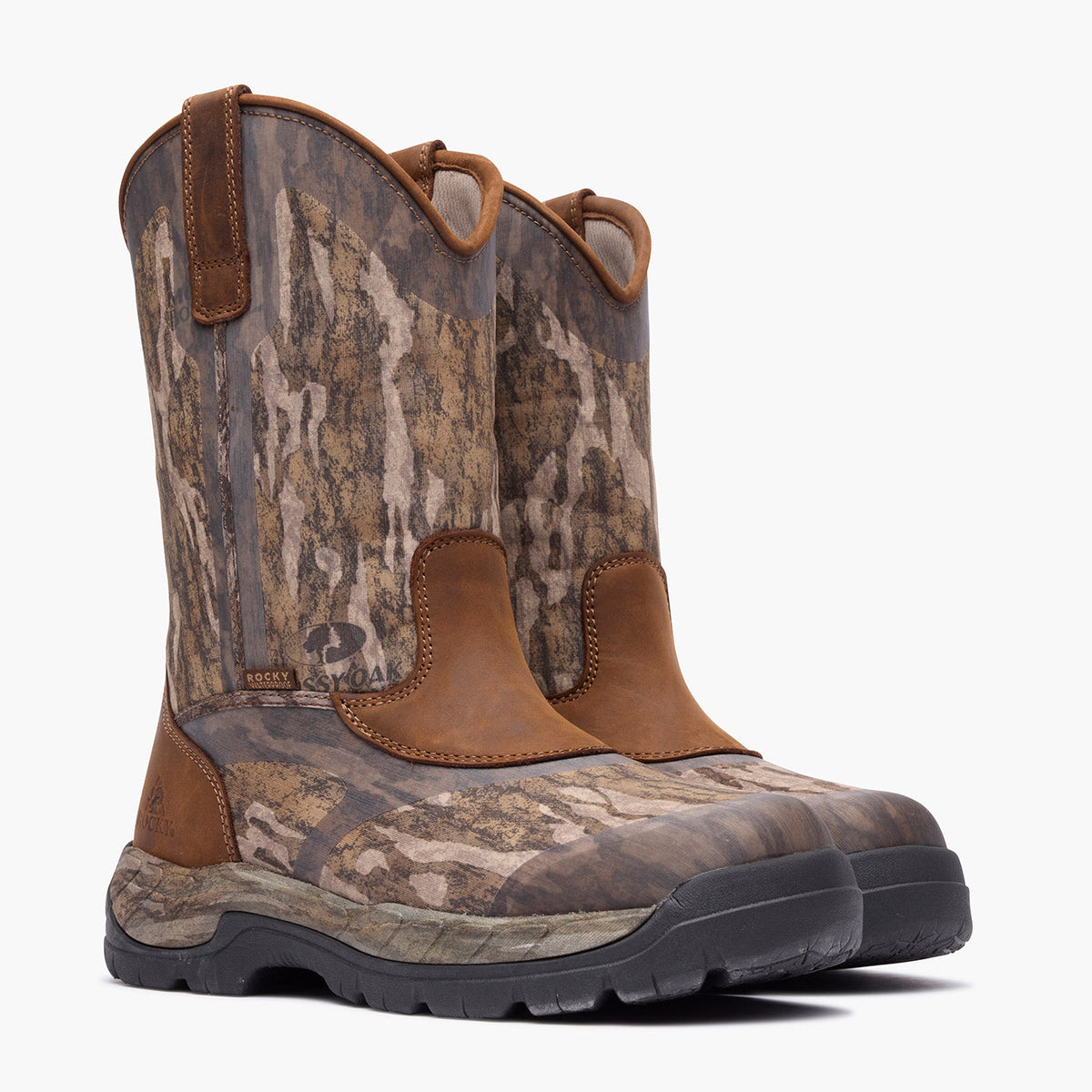 Rocky RKS0738 Big Cypress 11 inch waterproof camo hunting boot front view