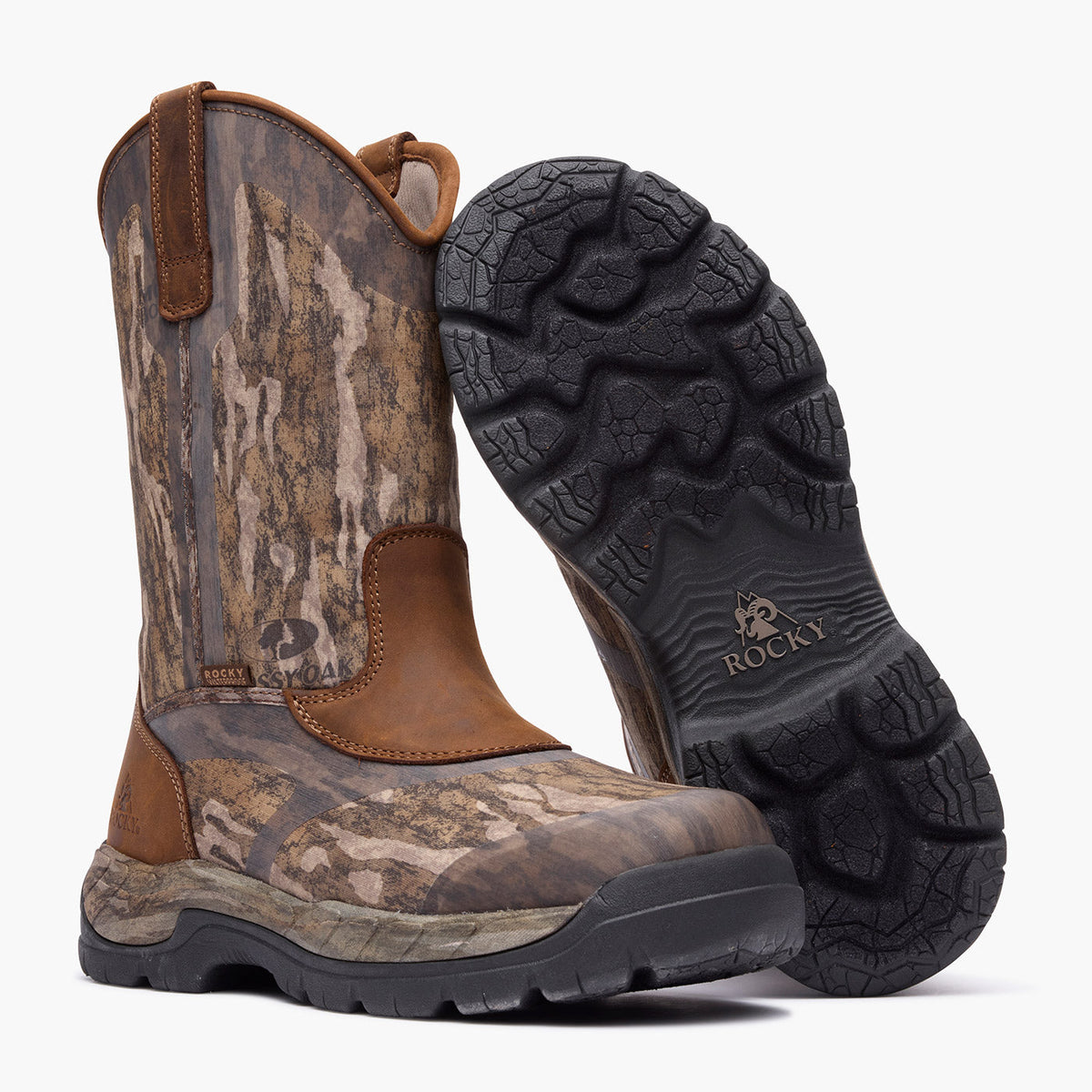 Rocky RKS0738 Big Cypress 11 inch waterproof camo hunting boot outsole