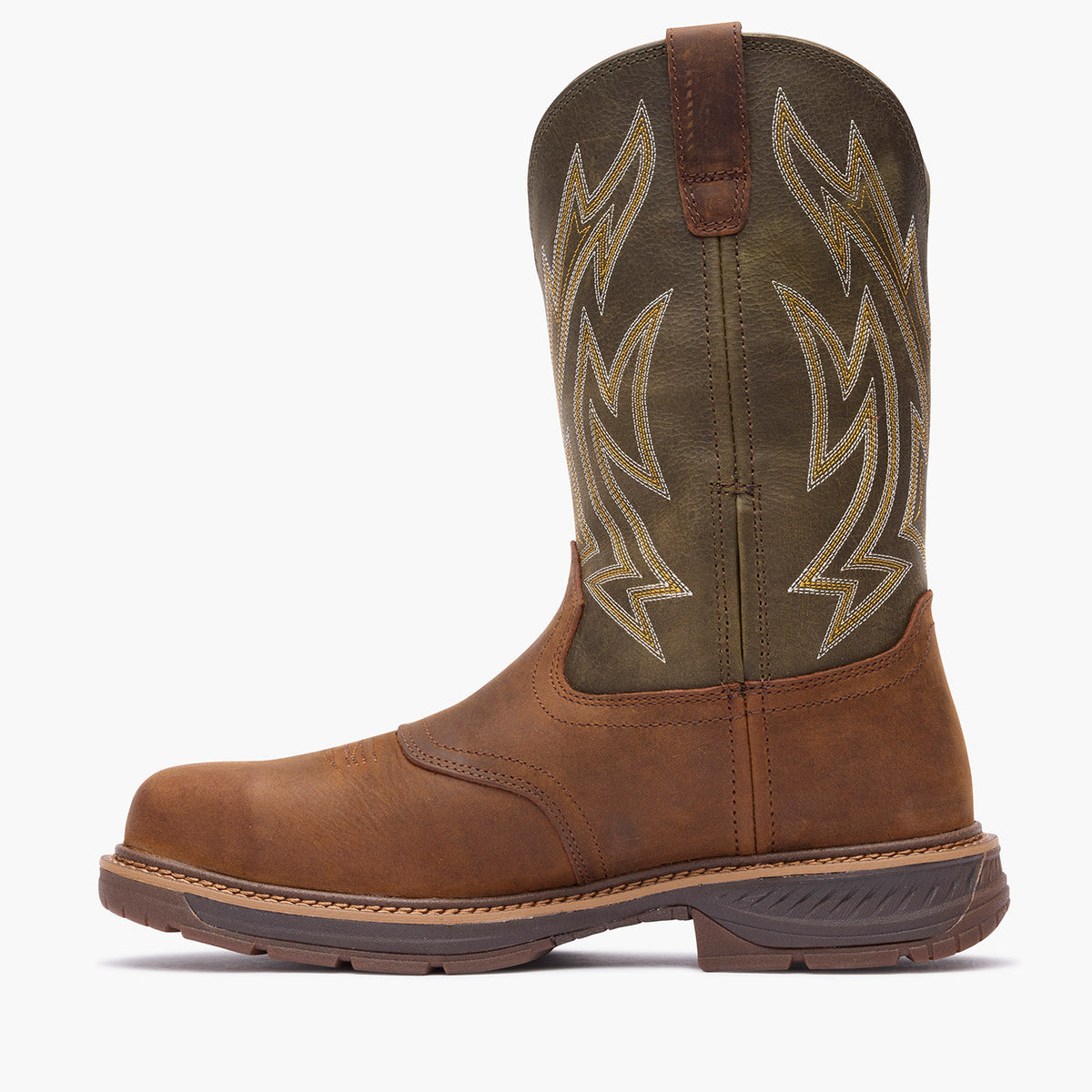 Rocky RKW0481 Ride LTE 11 inch carbon toe western work boot inside profile