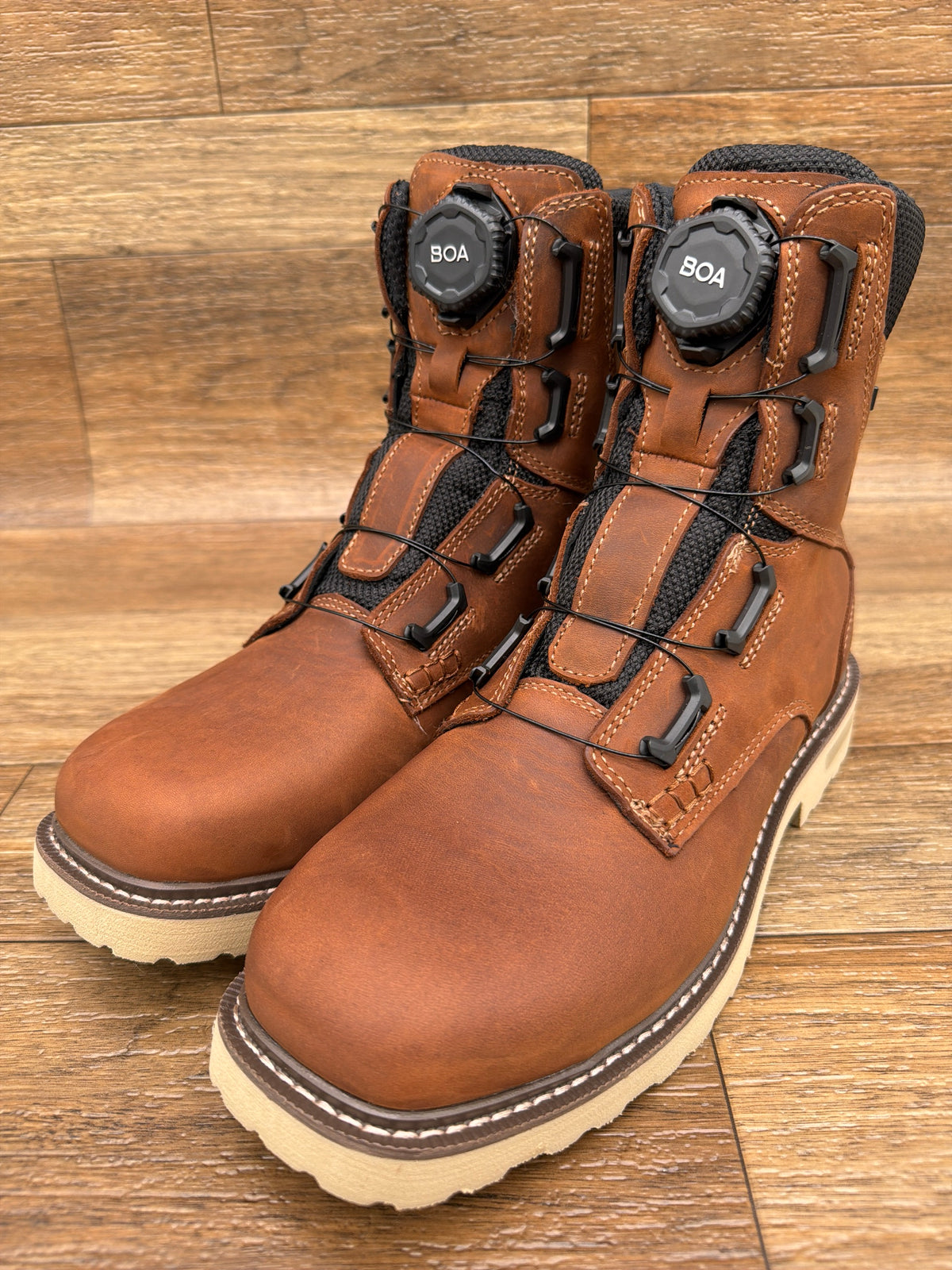 Rocky RKW0482 Grindstone XTR 8 inch BOA composite toe work boot, pair front view