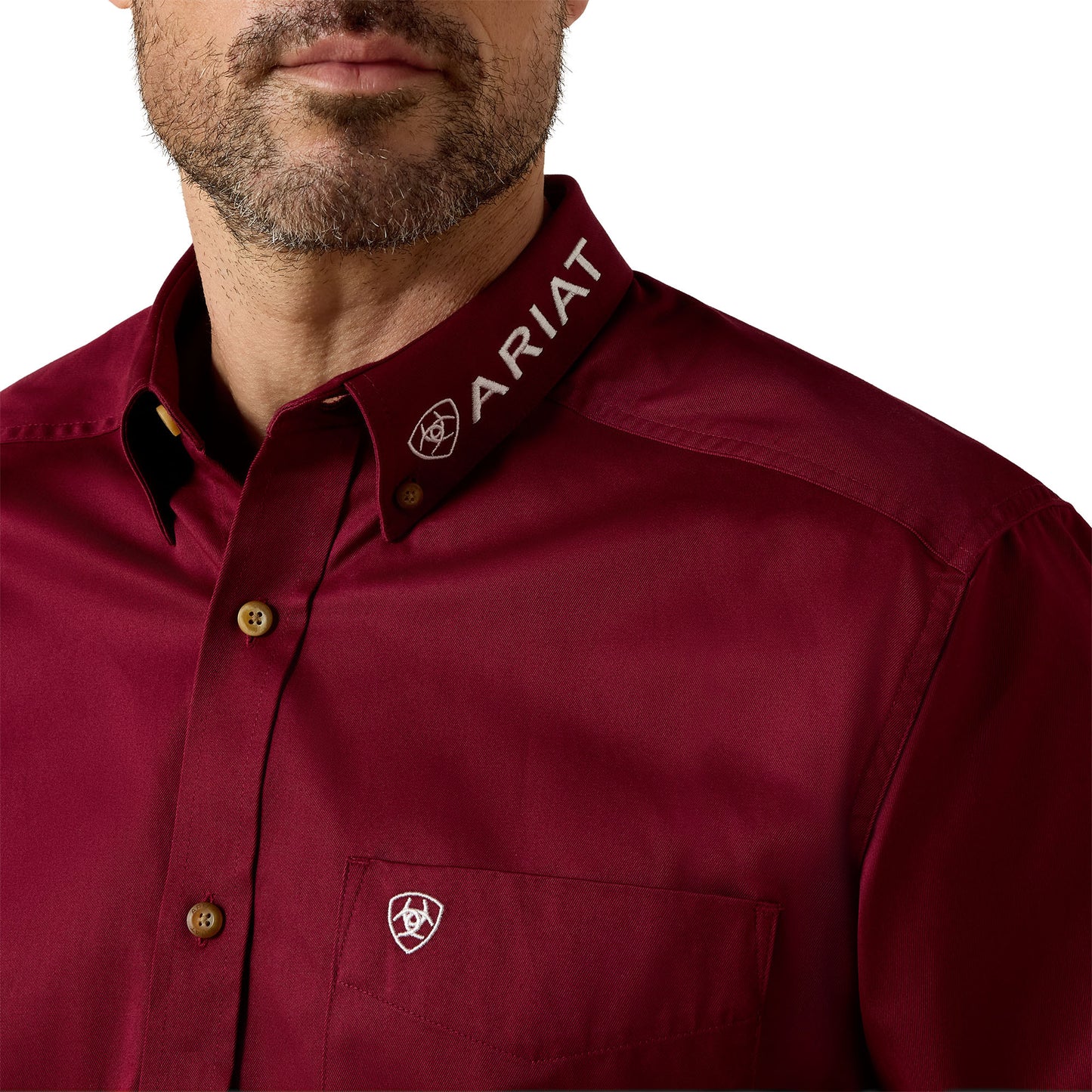 10027995 Men's Team Logo Twill Classic Shirt by Ariat