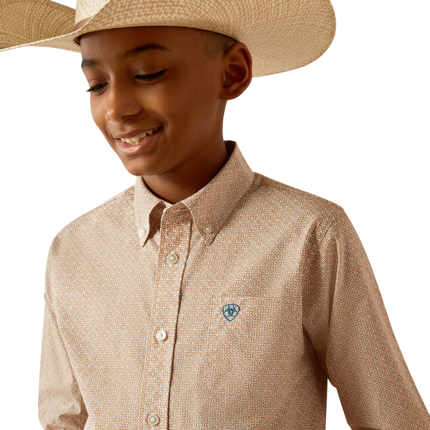 10054790 Boy's Johnny Classic Fit Shirt by Ariat