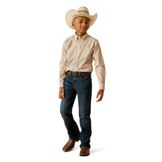 10054790 Boy's Johnny Classic Fit Shirt by Ariat