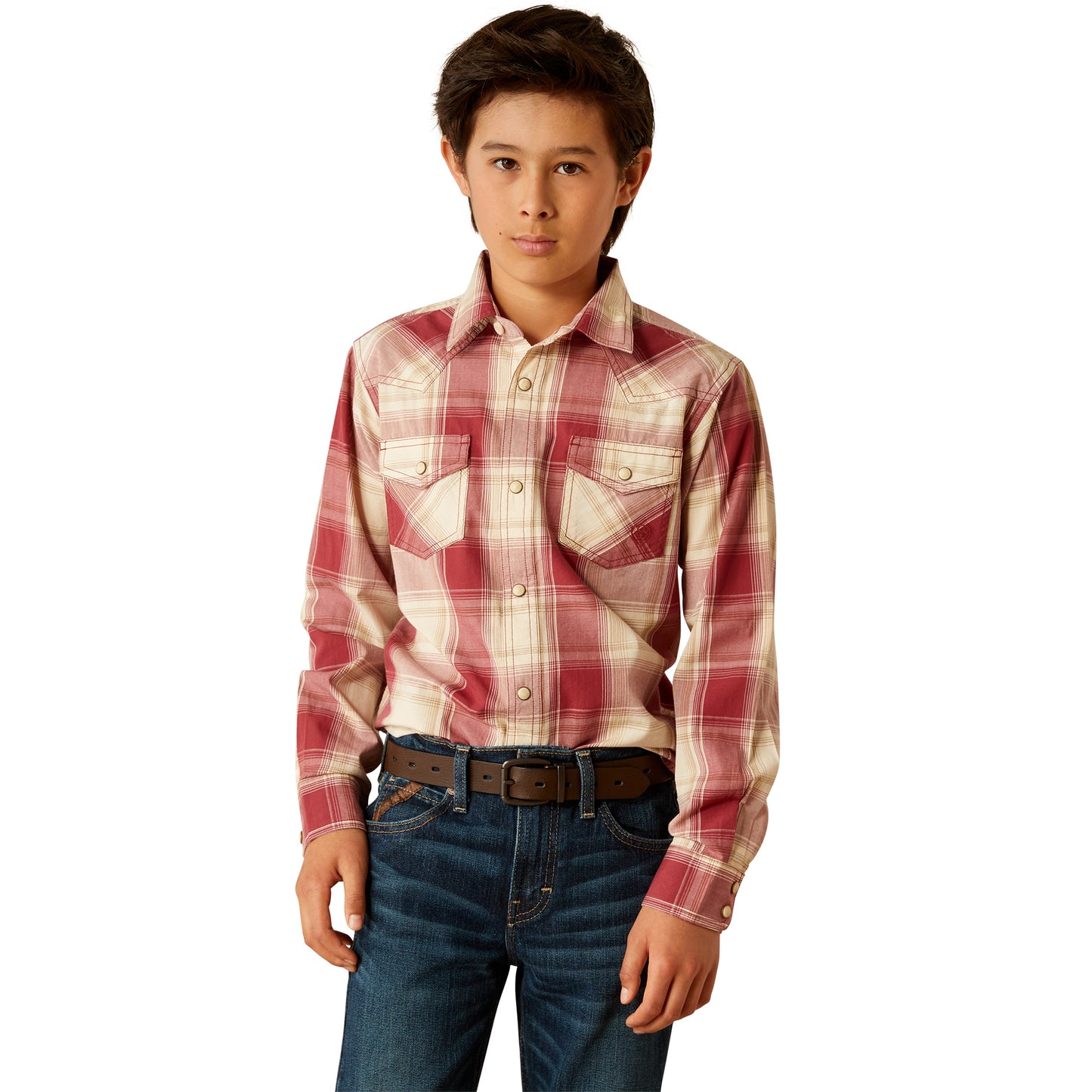 10054797 Boys Hardwick Retro Snap Shirt by Ariat