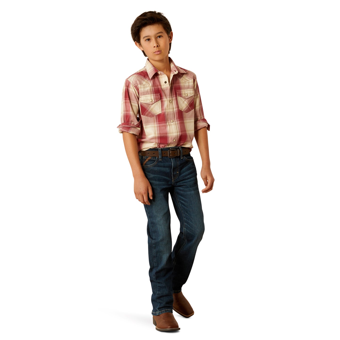 10054797 Boys Hardwick Retro Snap Shirt by Ariat