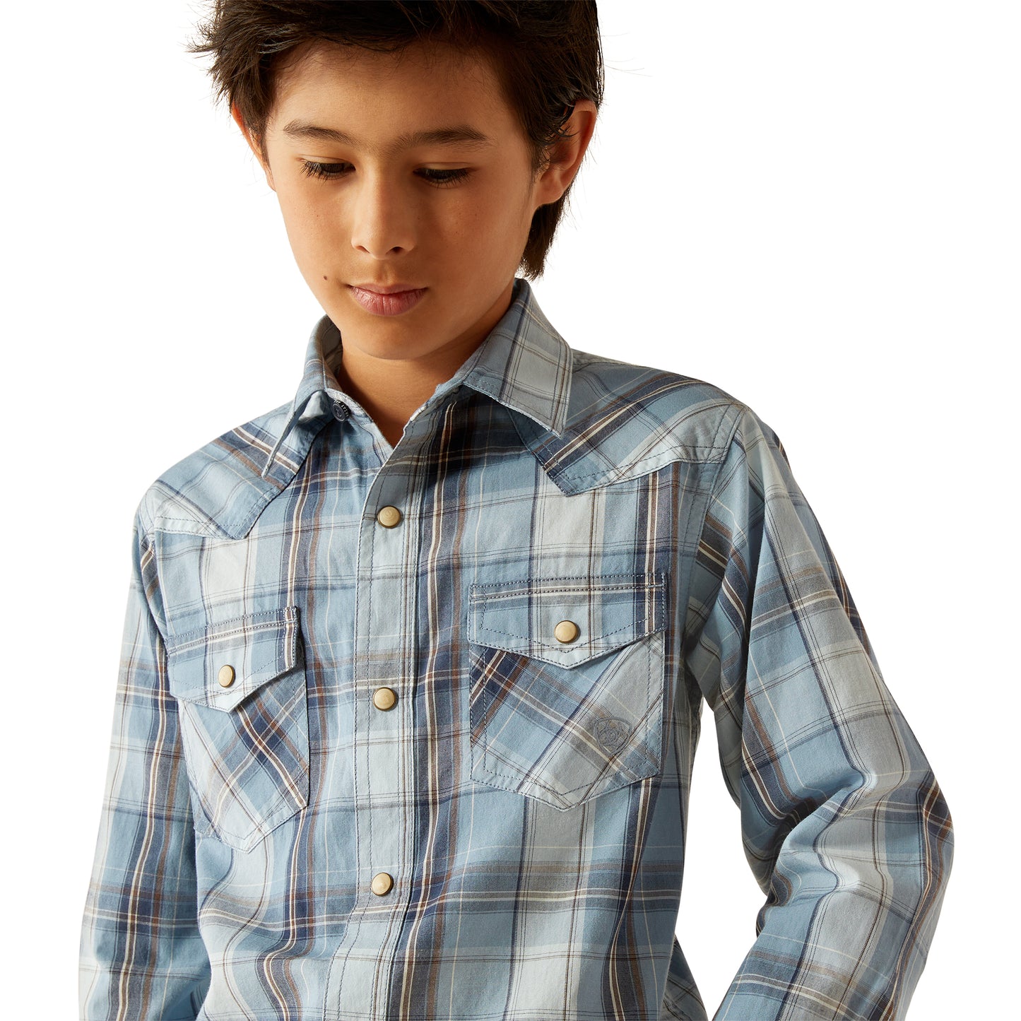 10054799 Boy's Hampton Retro Snap Shirt by Ariat