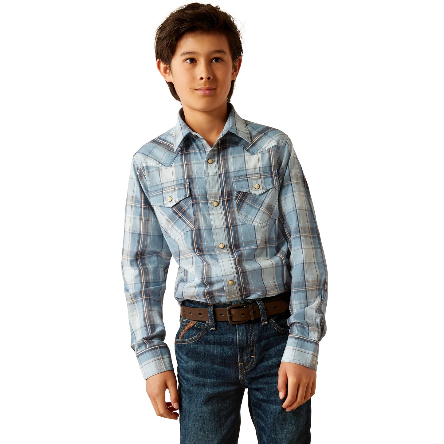 10054799 Boy's Hampton Retro Snap Shirt by Ariat