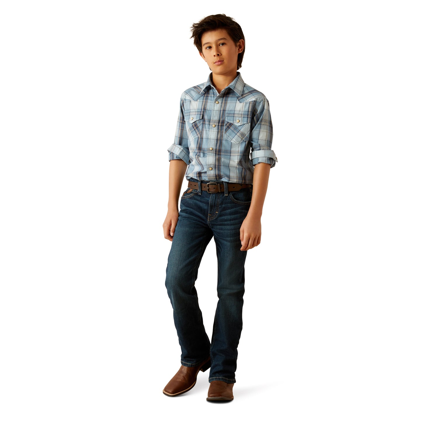 10054799 Boy's Hampton Retro Snap Shirt by Ariat