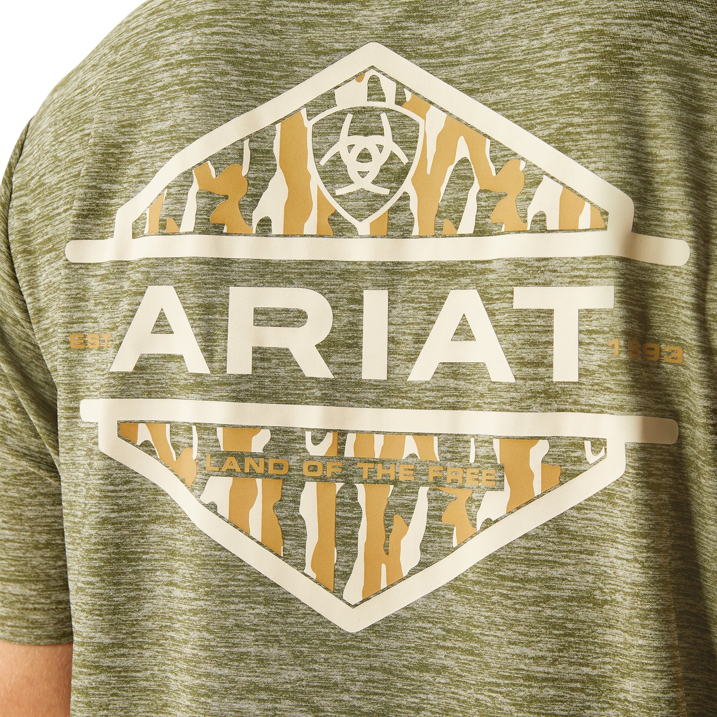 10054763 Men's Camo Charger T-Shirt by Ariat