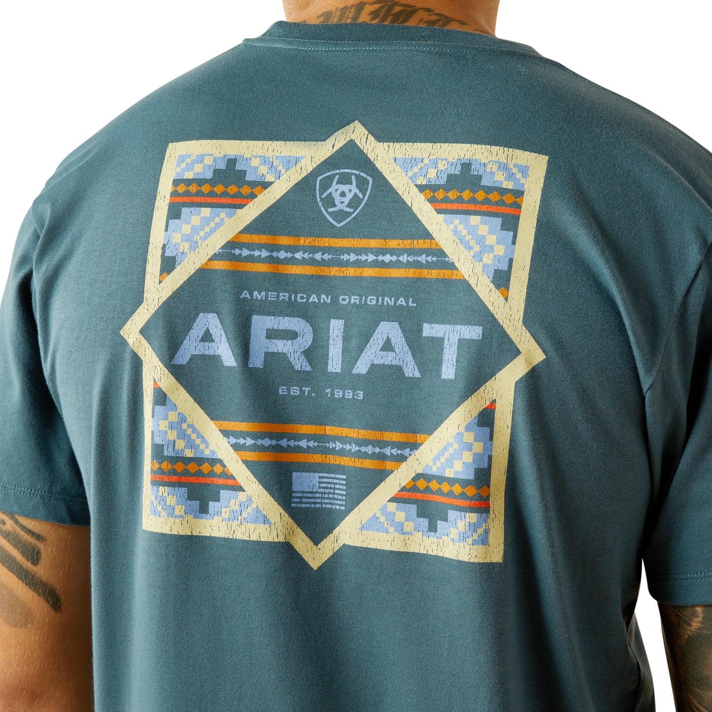10058897 Men's Puebla Serape Short Sleeve T-Shirt by Ariat