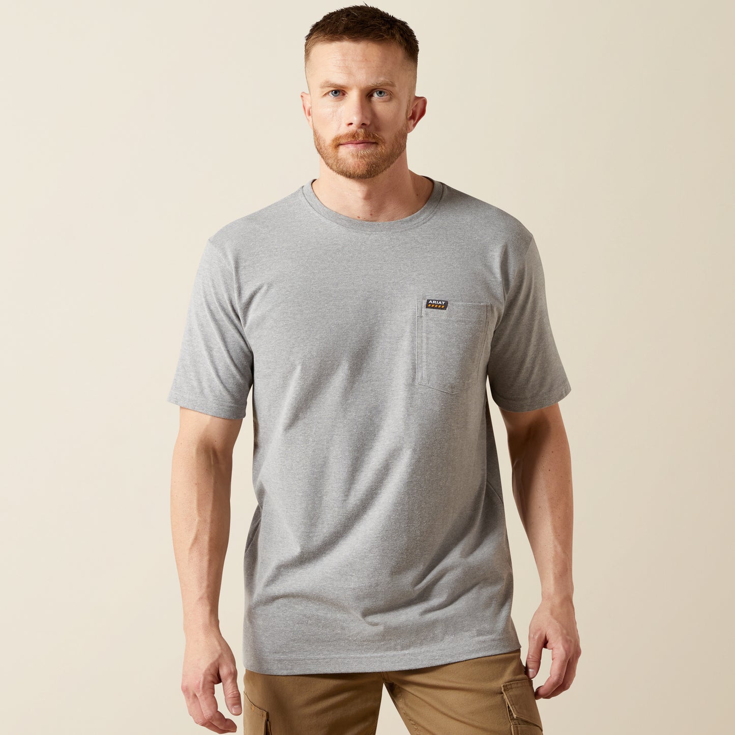 10054517 Rebar Cotton Strong Standard Pocket T-Shirt by Ariat
