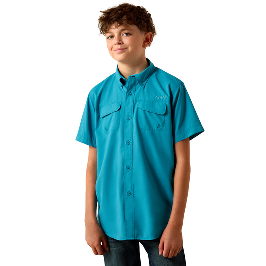 10073499 Boy's VentTEK Outbound Short Sleeve Shirt by Ariat