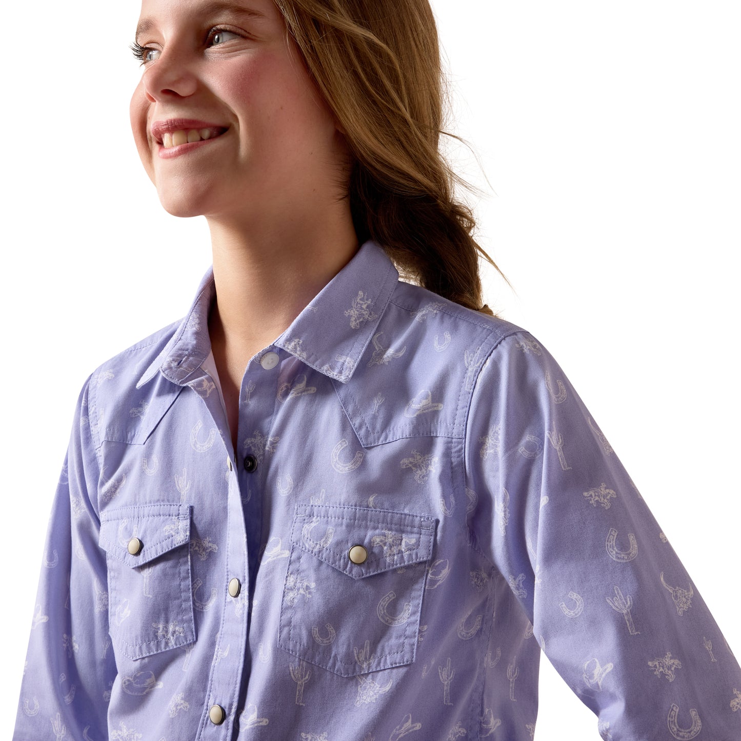 10073448 Girl's Western Motifs Shirt by Ariat