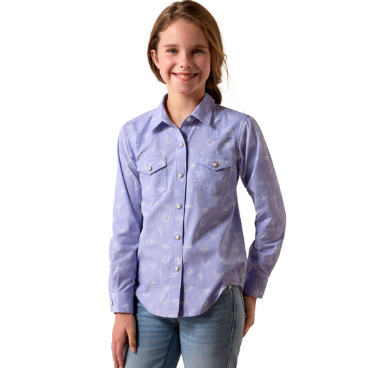 10073448 Girl's Western Motifs Shirt by Ariat