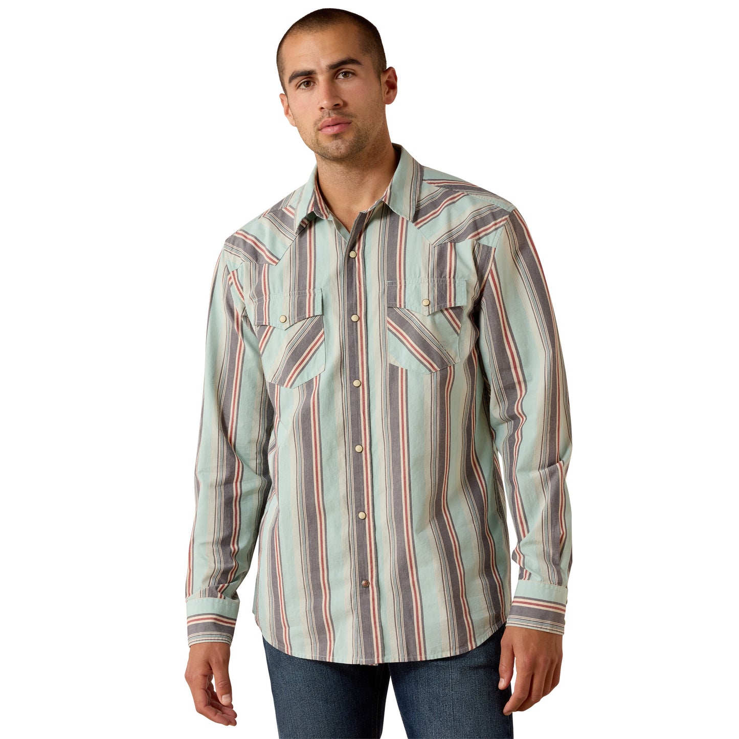 10071089 Men's Retro Hesperus Fitted Snap Shirt by Ariat