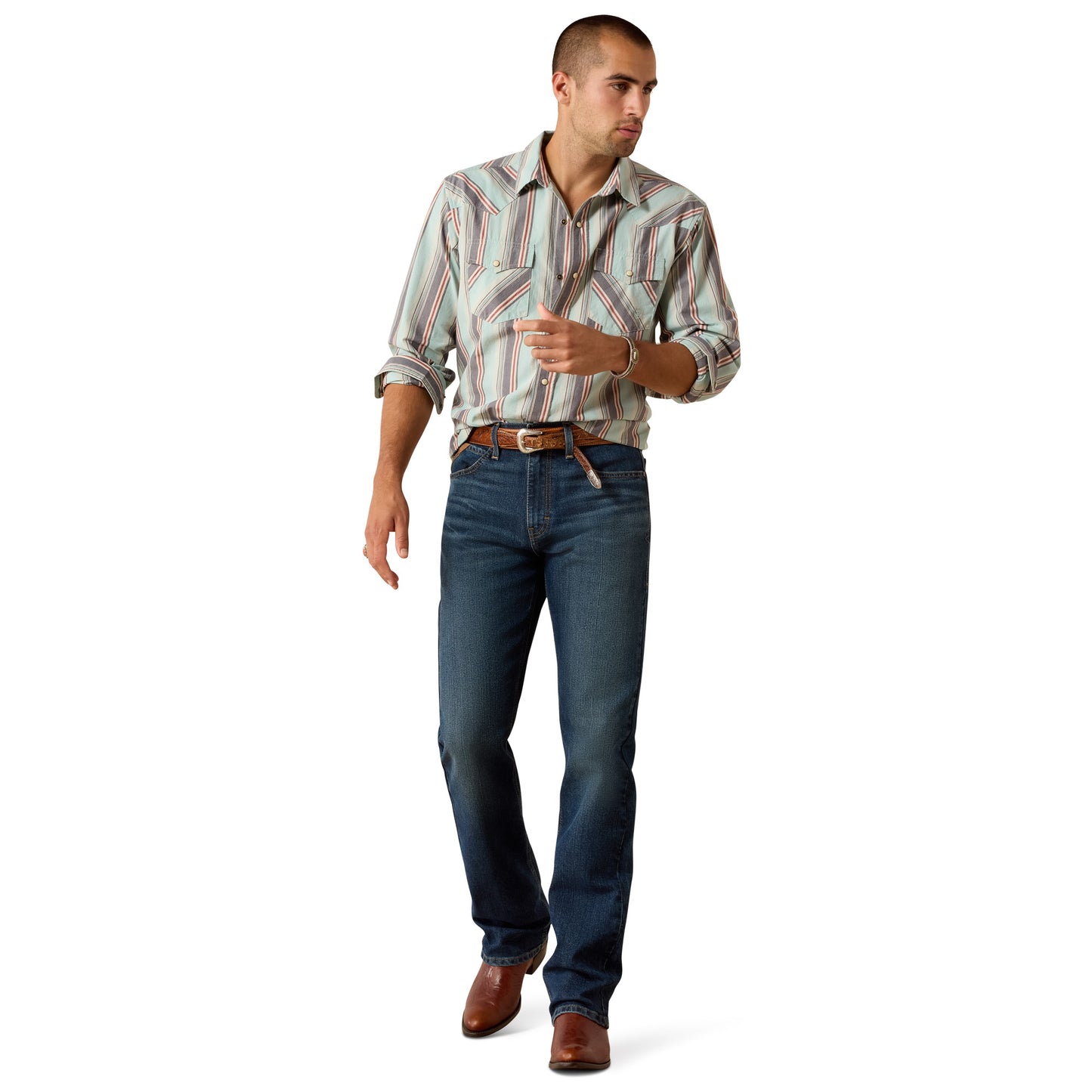 10071089 Men's Retro Hesperus Fitted Snap Shirt by Ariat