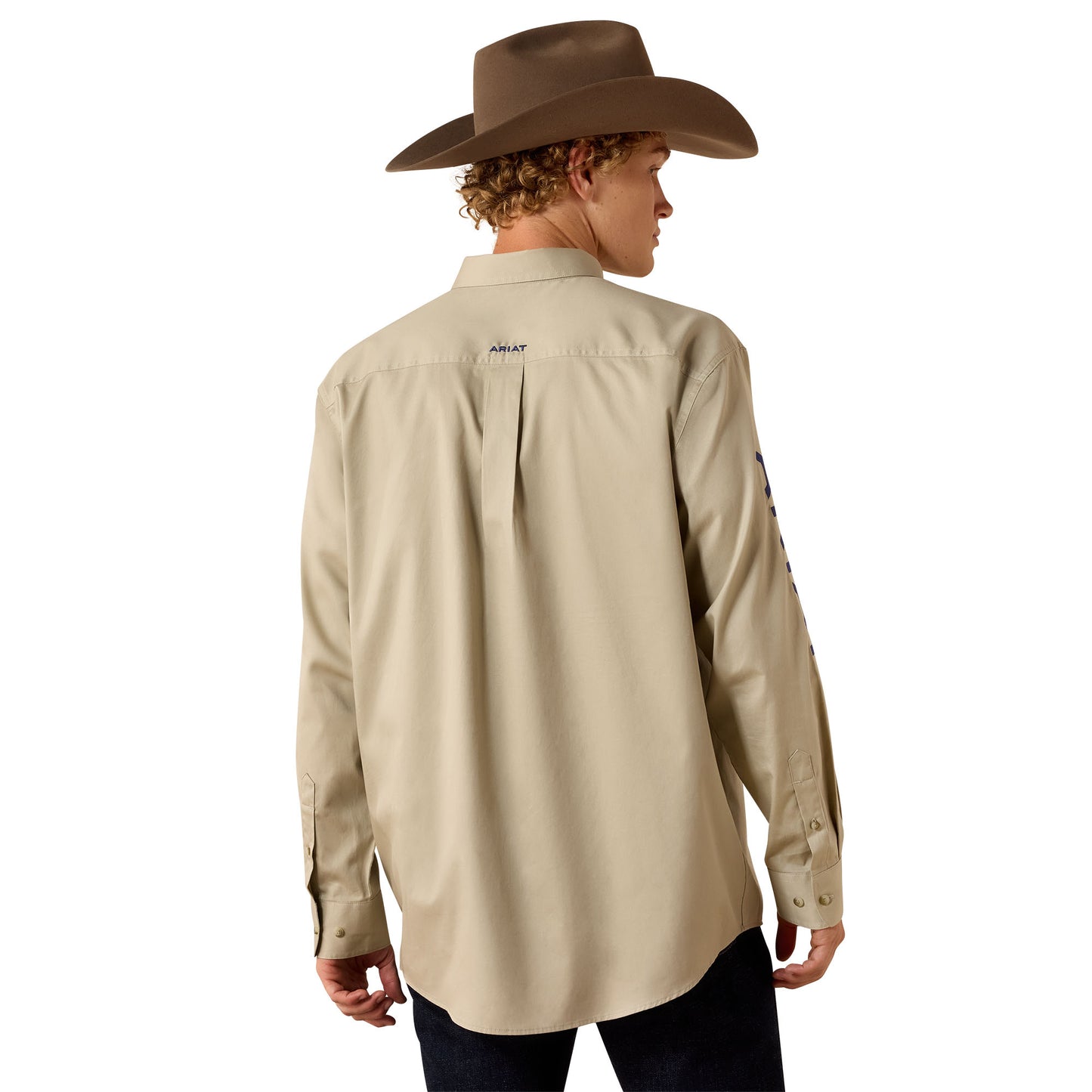 10071688 Men's Team Logo Lightweight Twill Classic Fit Shirt by Ariat