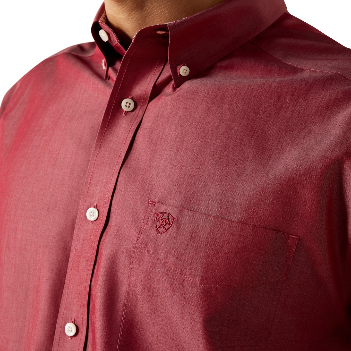 10073476 Men's Wrinkle Free Pinpoint Oxford Classic Fit Shirt by Ariat