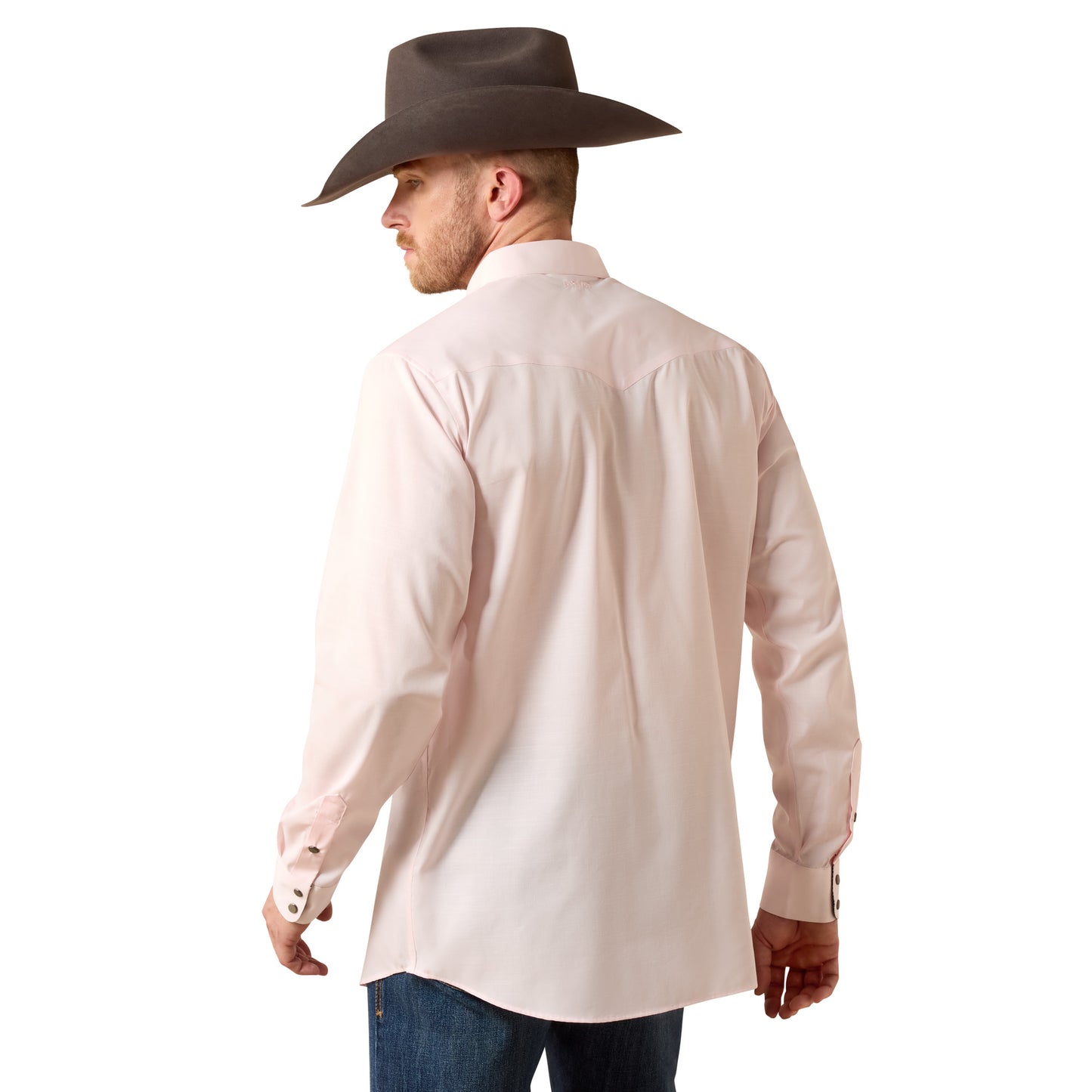 10073487 Men's Wrinkle Free Refined Slub Fitted Shirt by Ariat