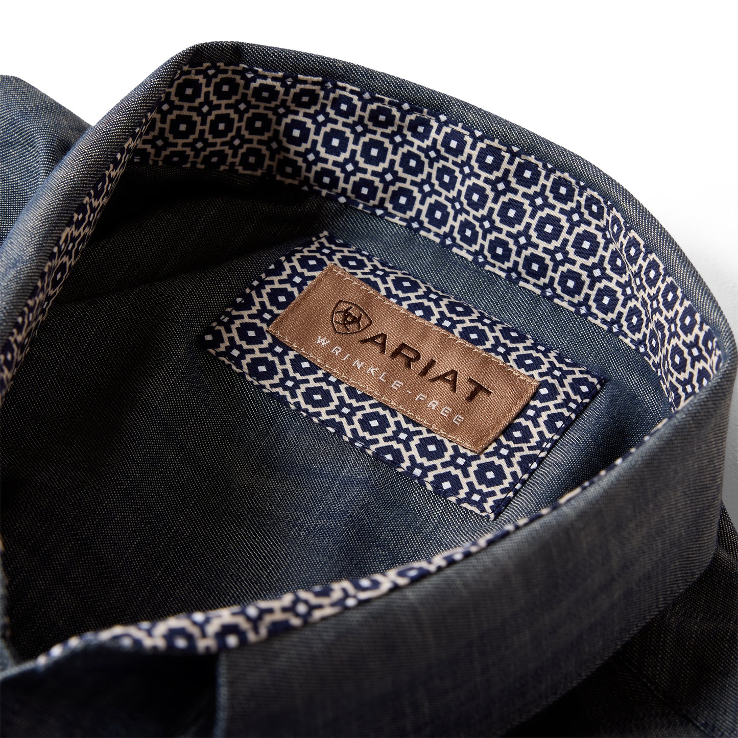 10073488 Men's Wrinkle Free Refined Slub Classic Fit Shirt