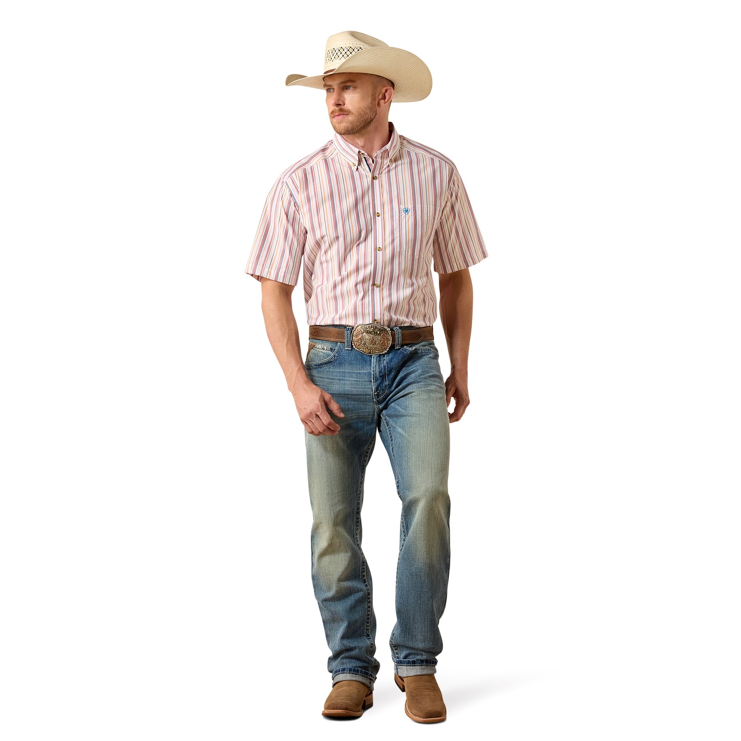 10073597 Men's Pro Series Short Sleeve Neil Classic Fit Shirt