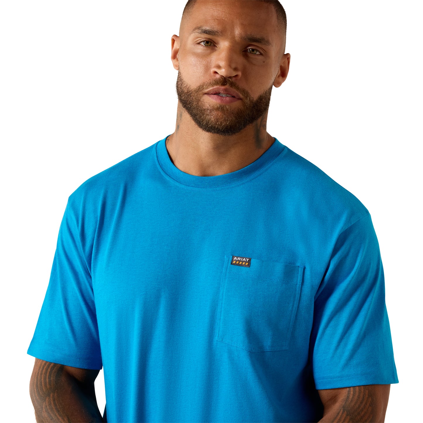 10071293 Men's Rebar Cotton Strong Pocket T-Shirt by Ariat