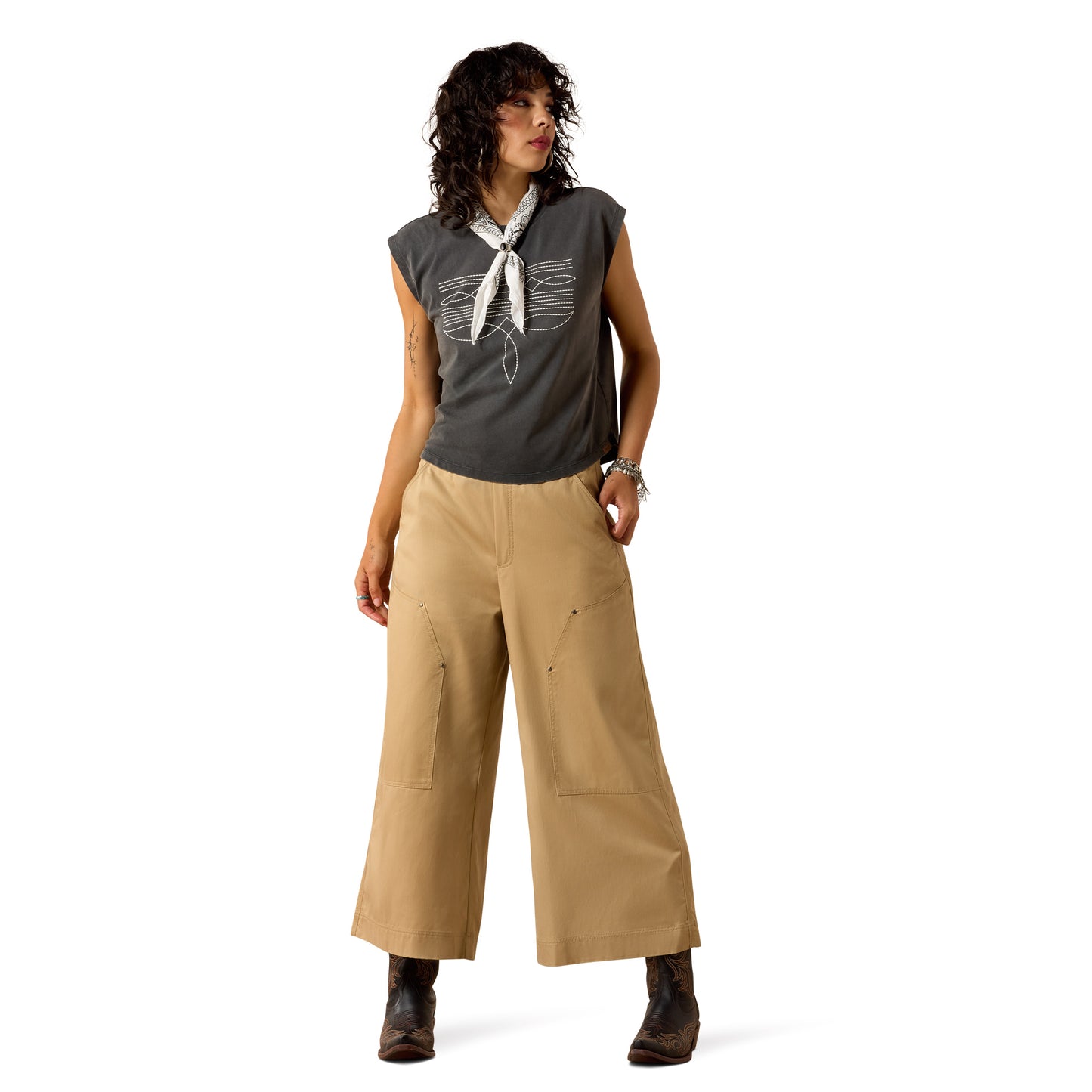 10071109 Women's Dallas Cropped T-Shirt by Ariat