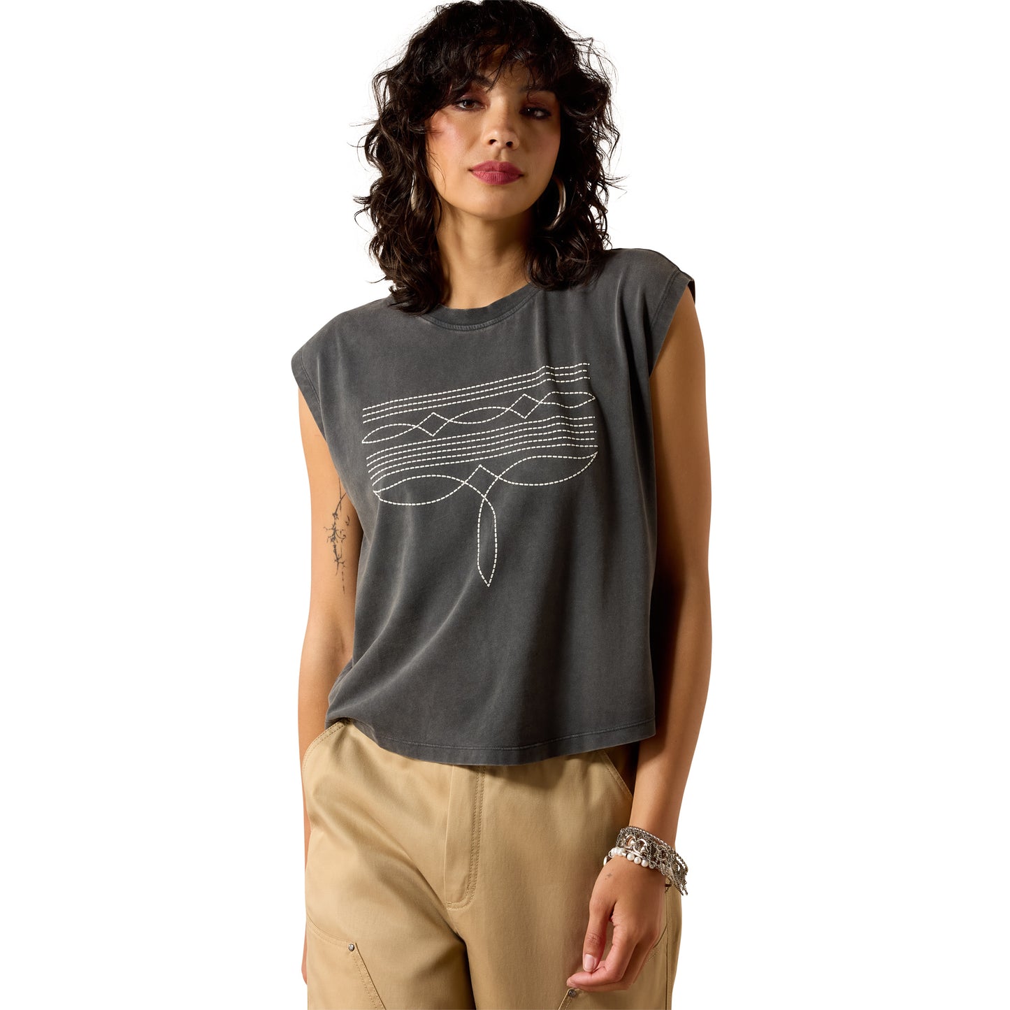 10071109 Women's Dallas Cropped T-Shirt by Ariat