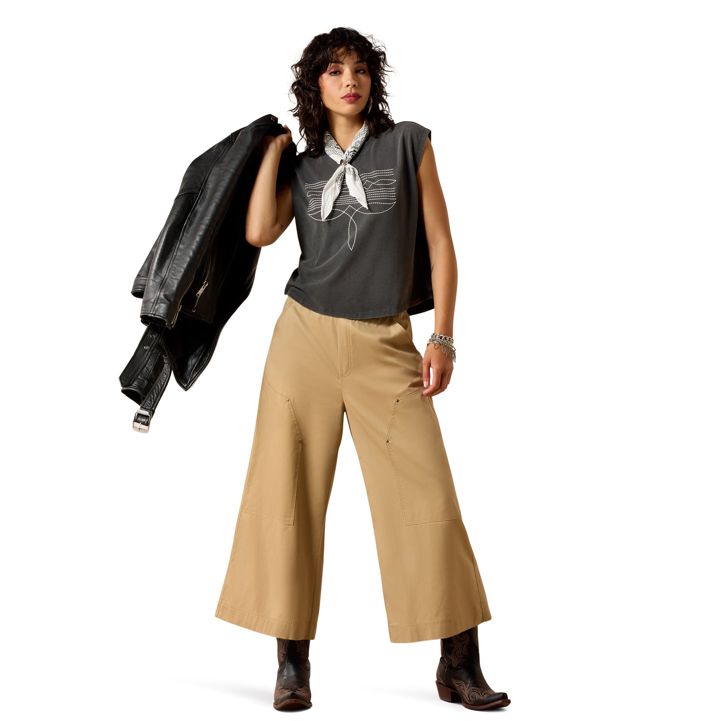10071109 Women's Dallas Cropped T-Shirt by Ariat