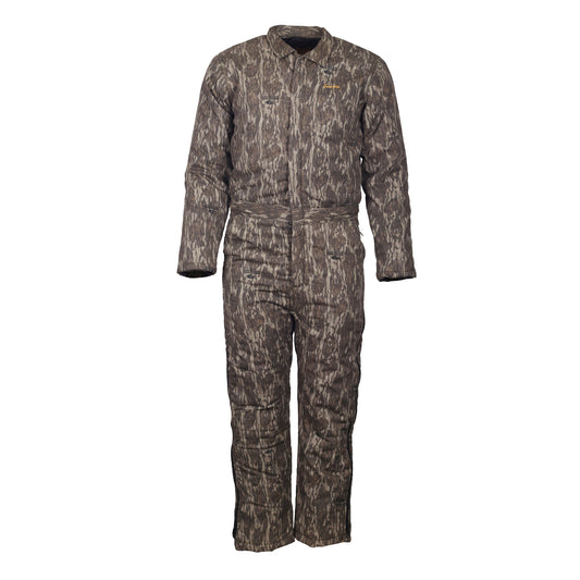 Youth Insulated Tundra Hunting Coverall in Mossy Oak Bottomland by Gamehide