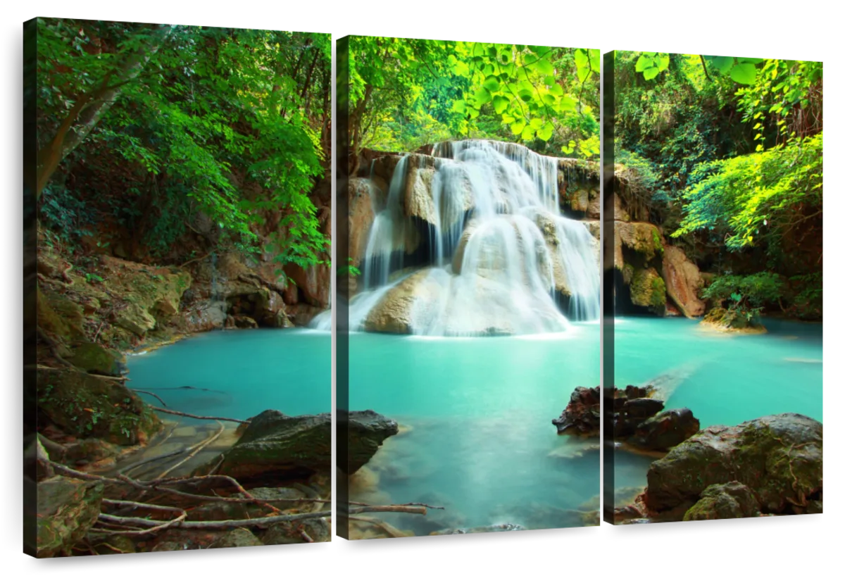 Thai Huay Mae Khamin Waterfall Wall Art