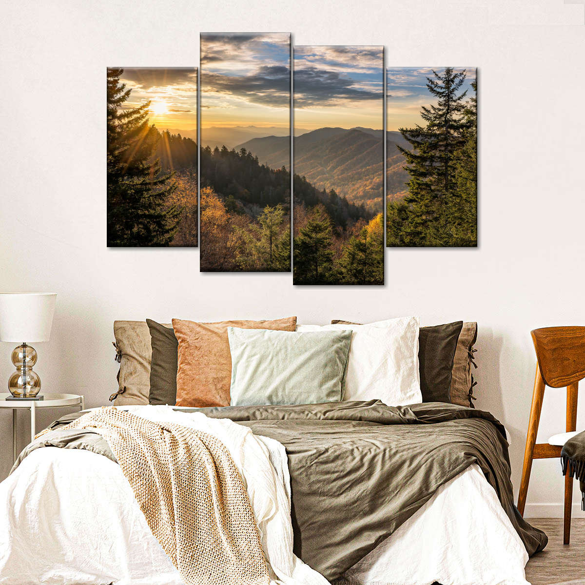 Sunrise In Smoky Mountains Wall Art