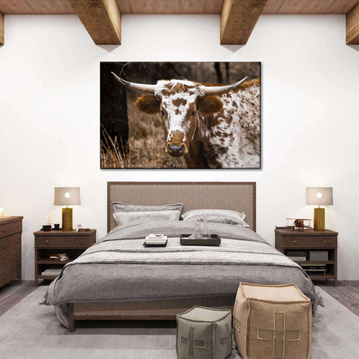 Longhorn Bull Wall Art