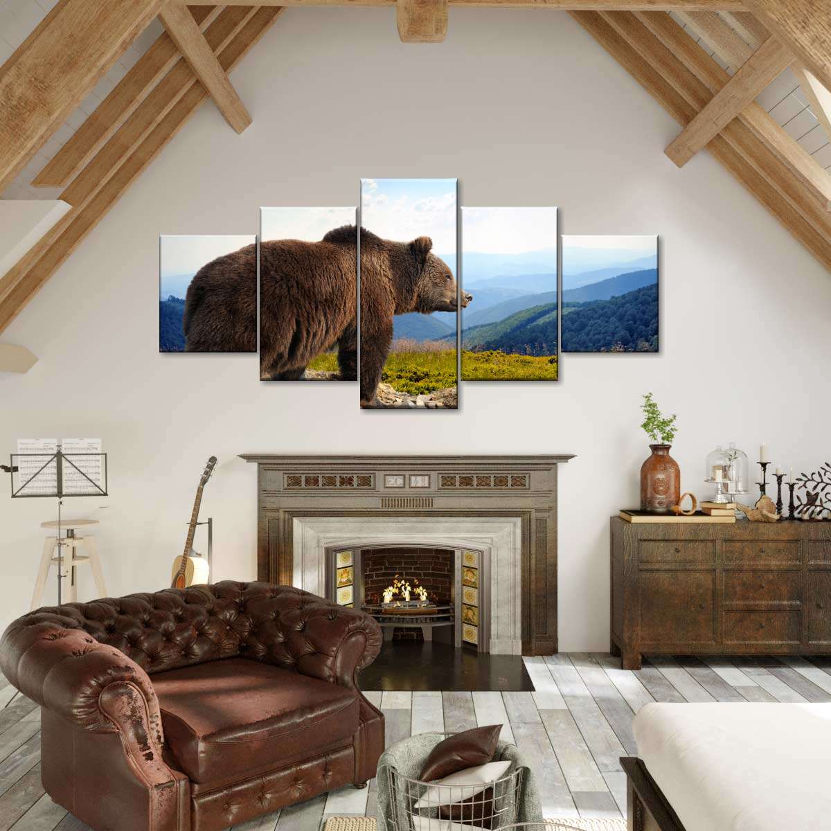 Mountain Bear Wall Art